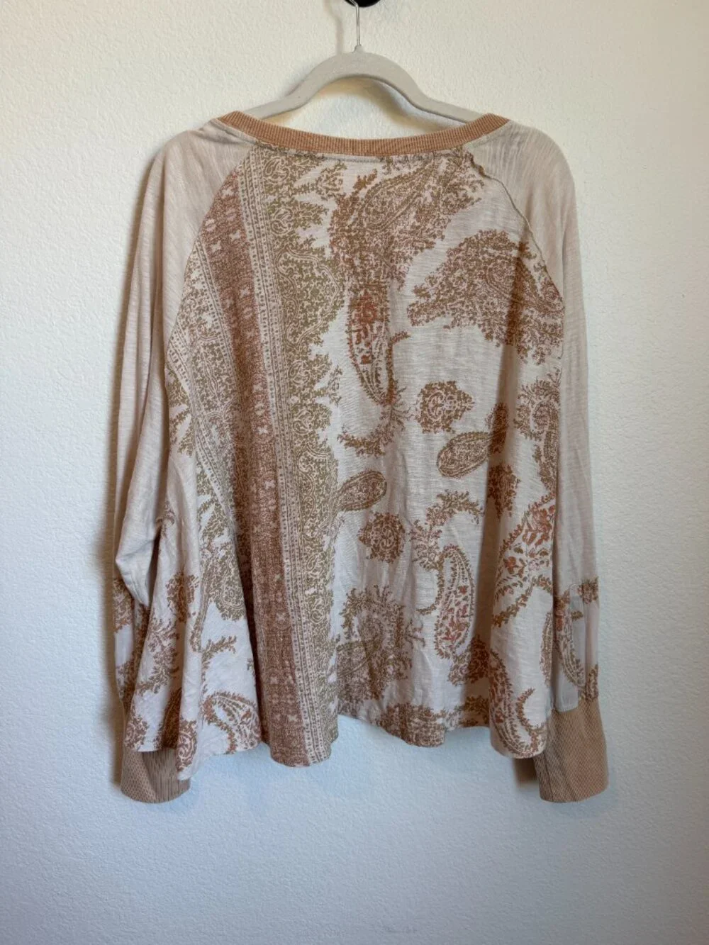 We The Free Women's Almond Milk True Perfection Tee Size Large